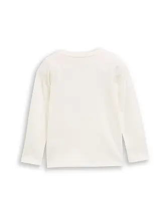TOM TAILOR | Camiseta de manga larga para niña | weiss